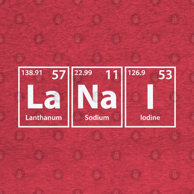 Lanai (La-Na-I) Periodic Elements Spelling by cerebrands